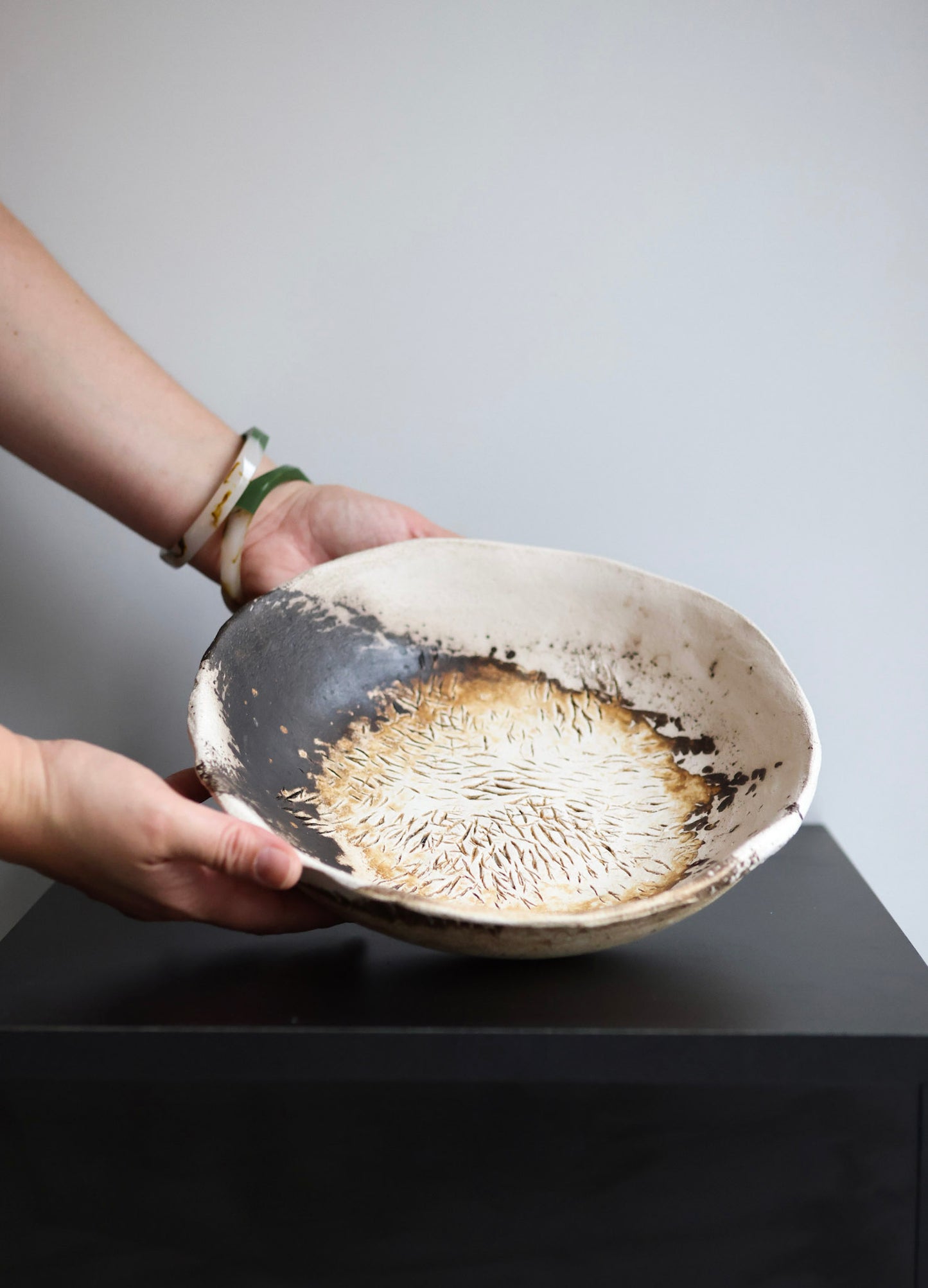 Laura Jankelson "Obvara shallow bowl #1155"