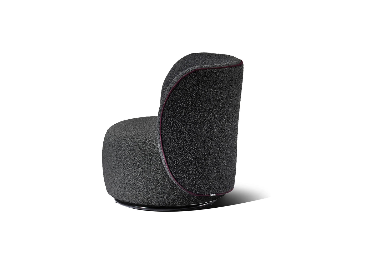 Rosette Armchair - Ebony + Berry
