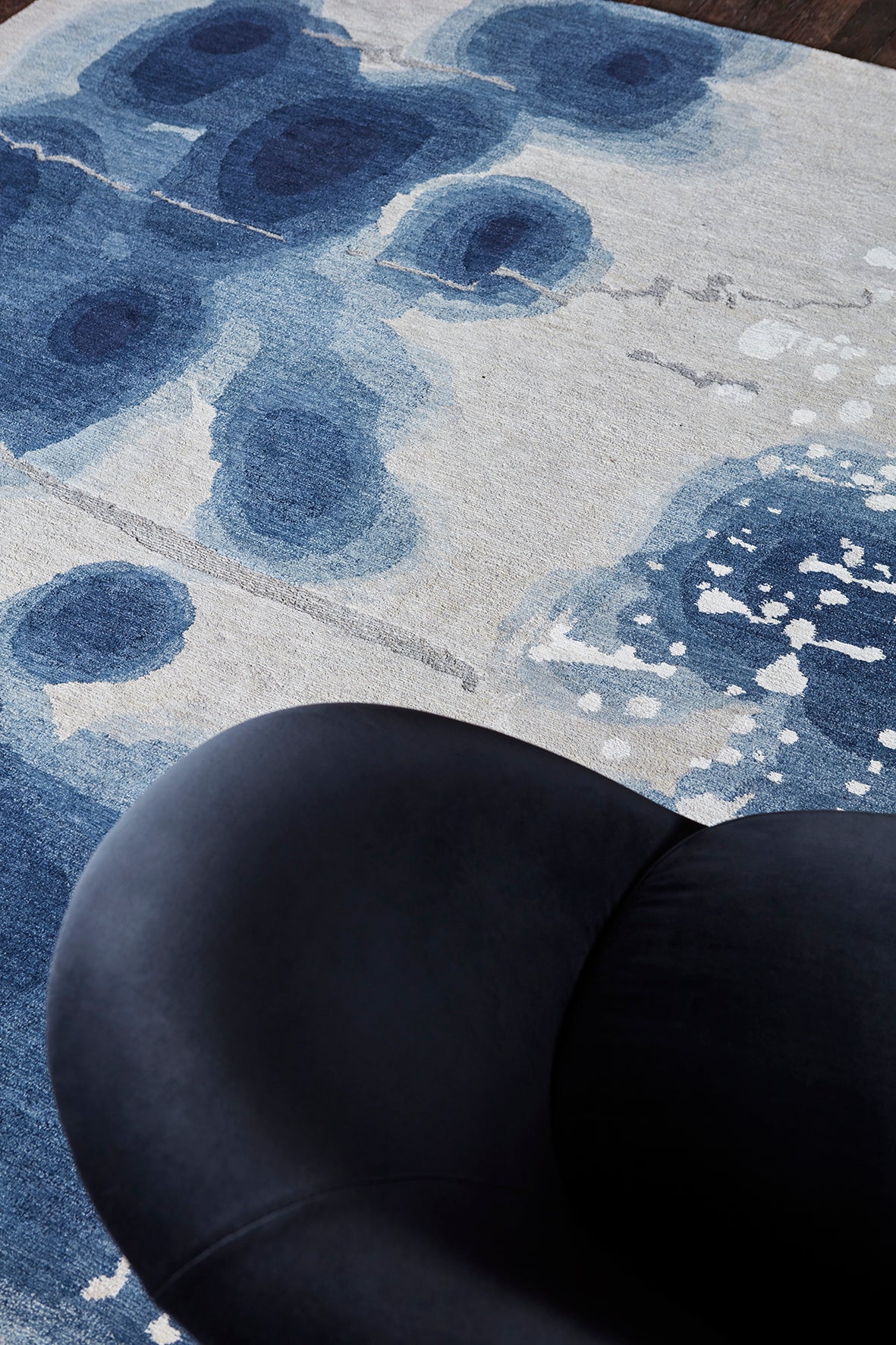 Hare + Klein x Designer Rugs "Inkblot" Rug