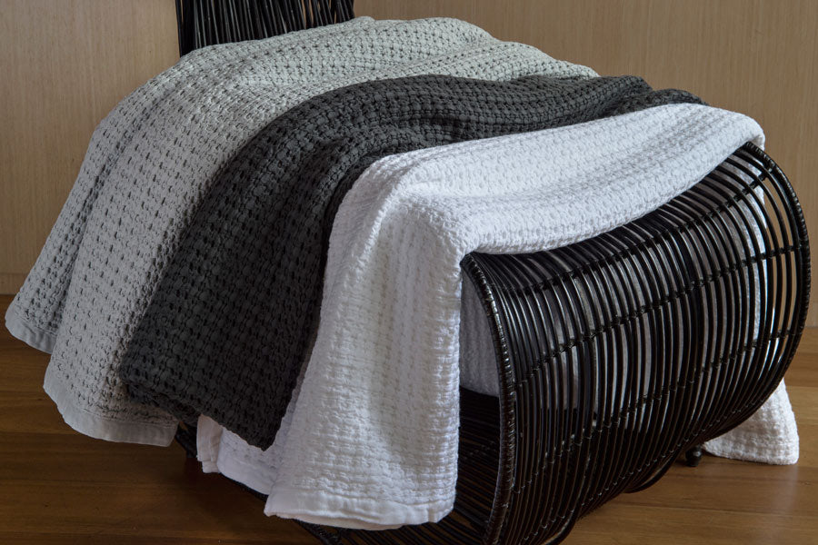 Bemboka Cotton Waffle Blanket - Super King/King