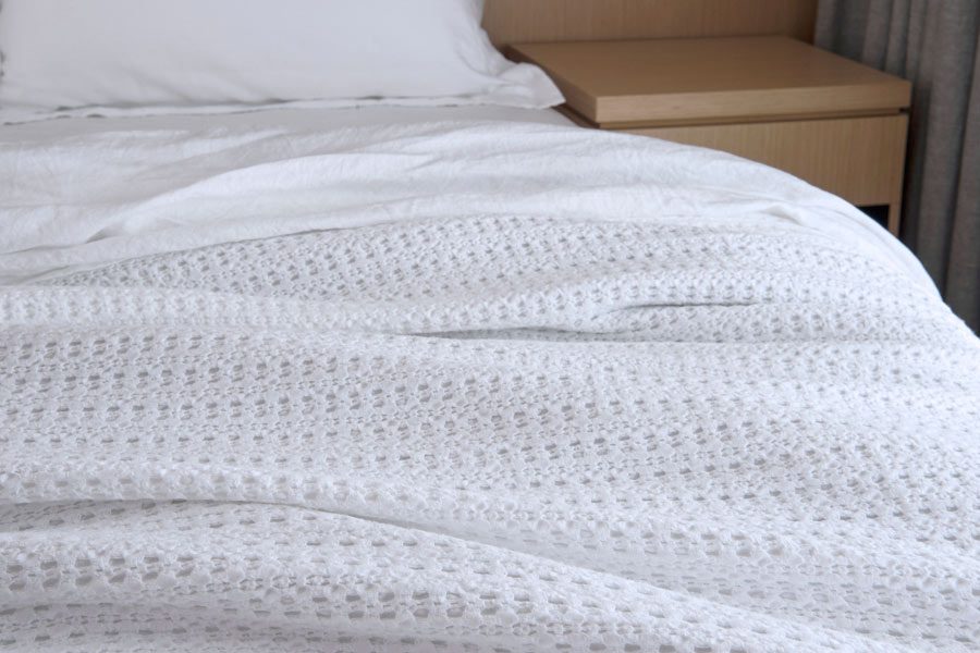 Bemboka Cotton Waffle Blanket - Super King/King
