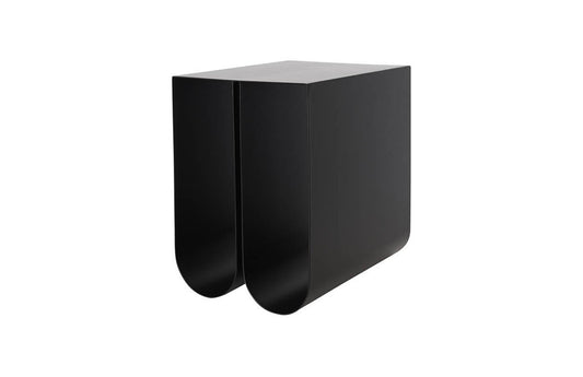 Curved Side Table - Black