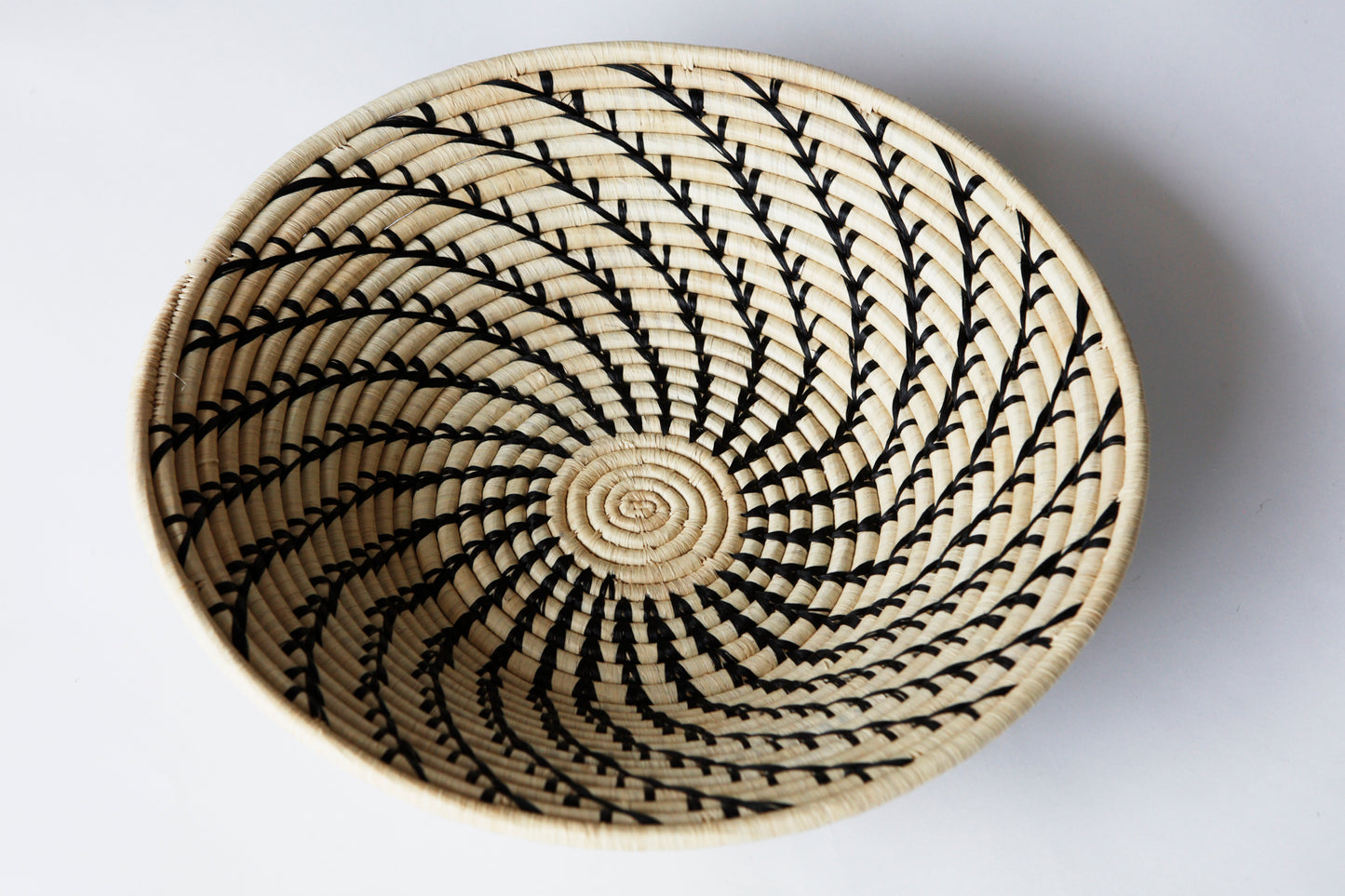 Large Geometric Platter Basket