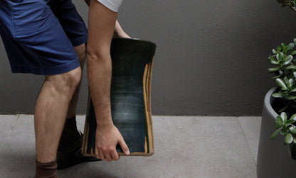 Glazed Ceramic Side Table by Remy Pajaczkowski-Russell