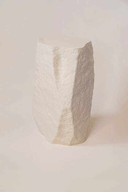Rock Plinth - Eggshell (Matte)