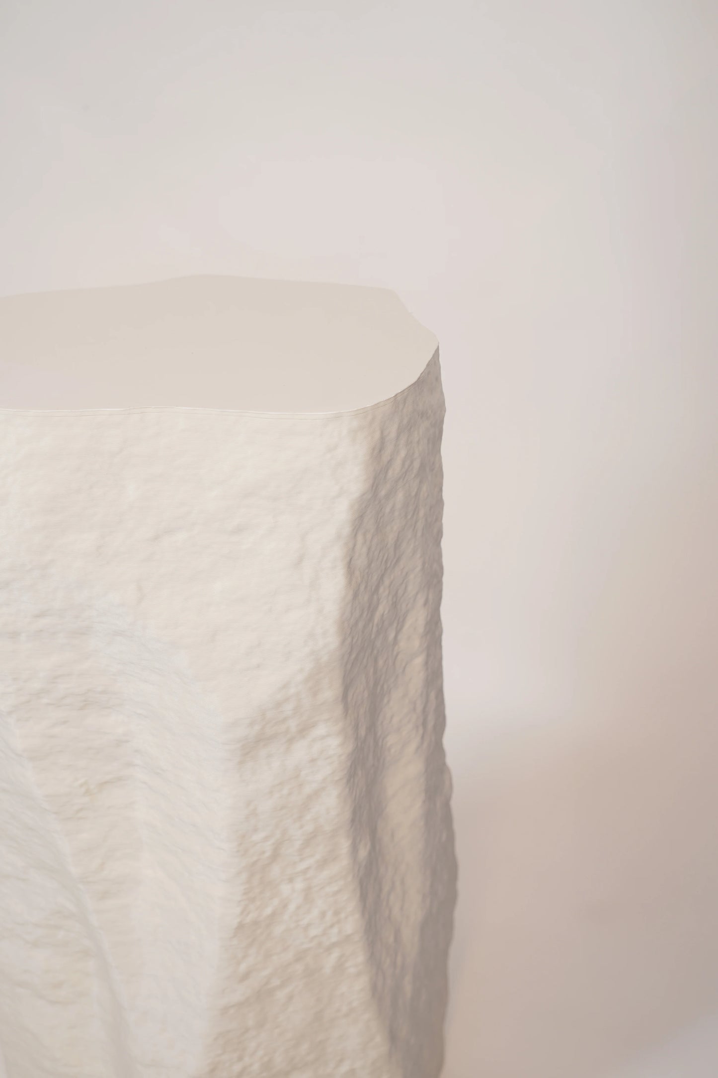 Rock Plinth - Eggshell (Matte)