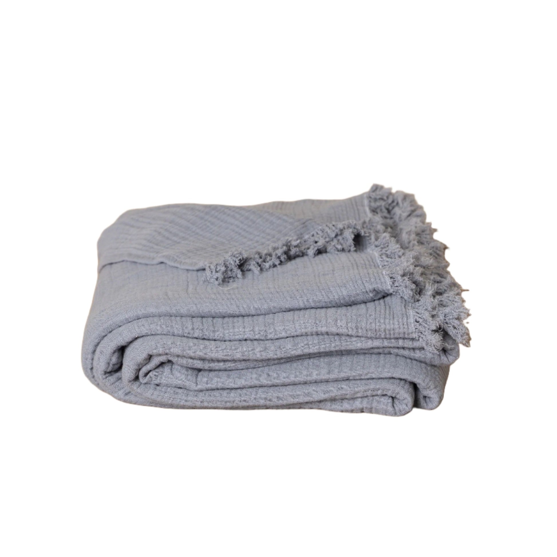 Pale Grey Turkish Bed Cover