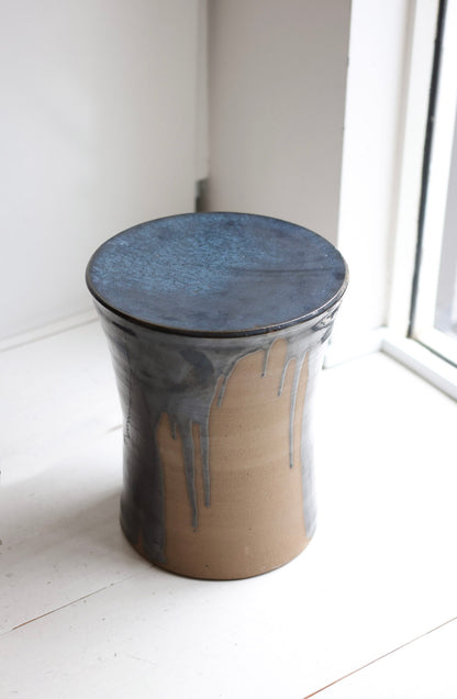 Glazed Ceramic Side Table by Remy Pajaczkowski-Russell