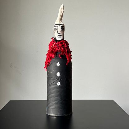 Michelle_Connolly_Sculpture_redscarf_APT91