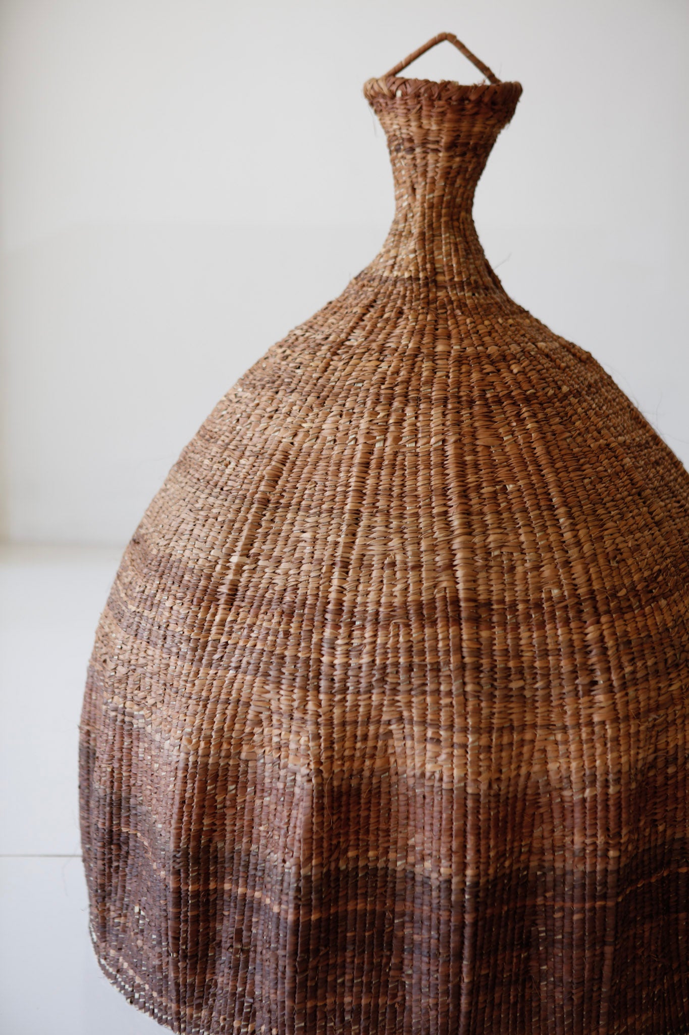 Tonga Woven Pendant Light - Dark Brown