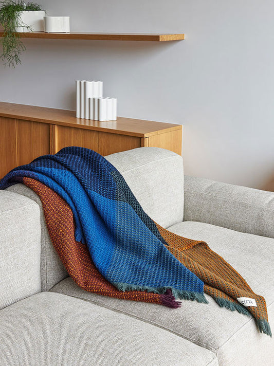 CITTA | Waffle Wool Blanket Multi