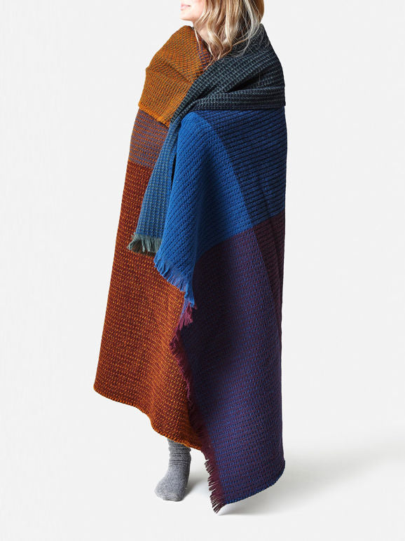 CITTA | Waffle Wool Blanket Multi