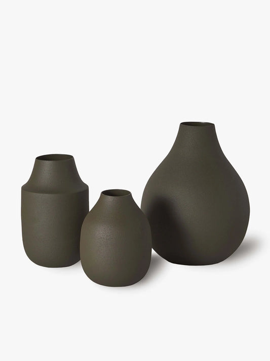 Mona Trio Vases (Olive)