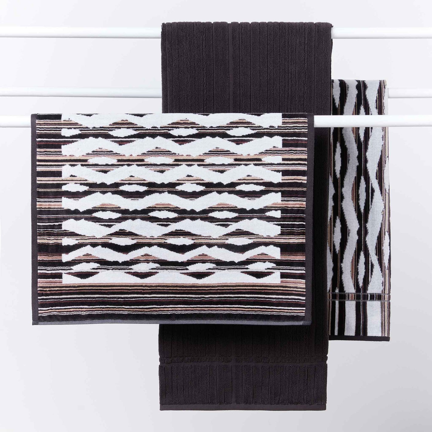 Ripple Dark Towel Collection by INNATE