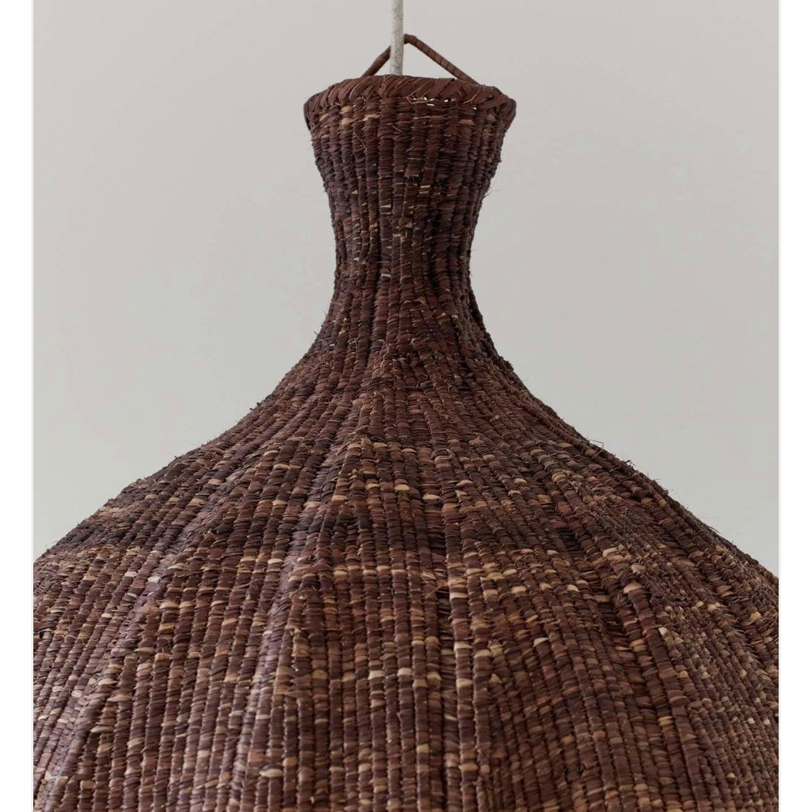 Tonga Woven Pendant Light - Dark Brown