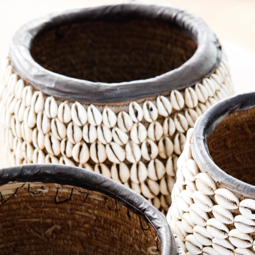 Cowrie Shell Basket