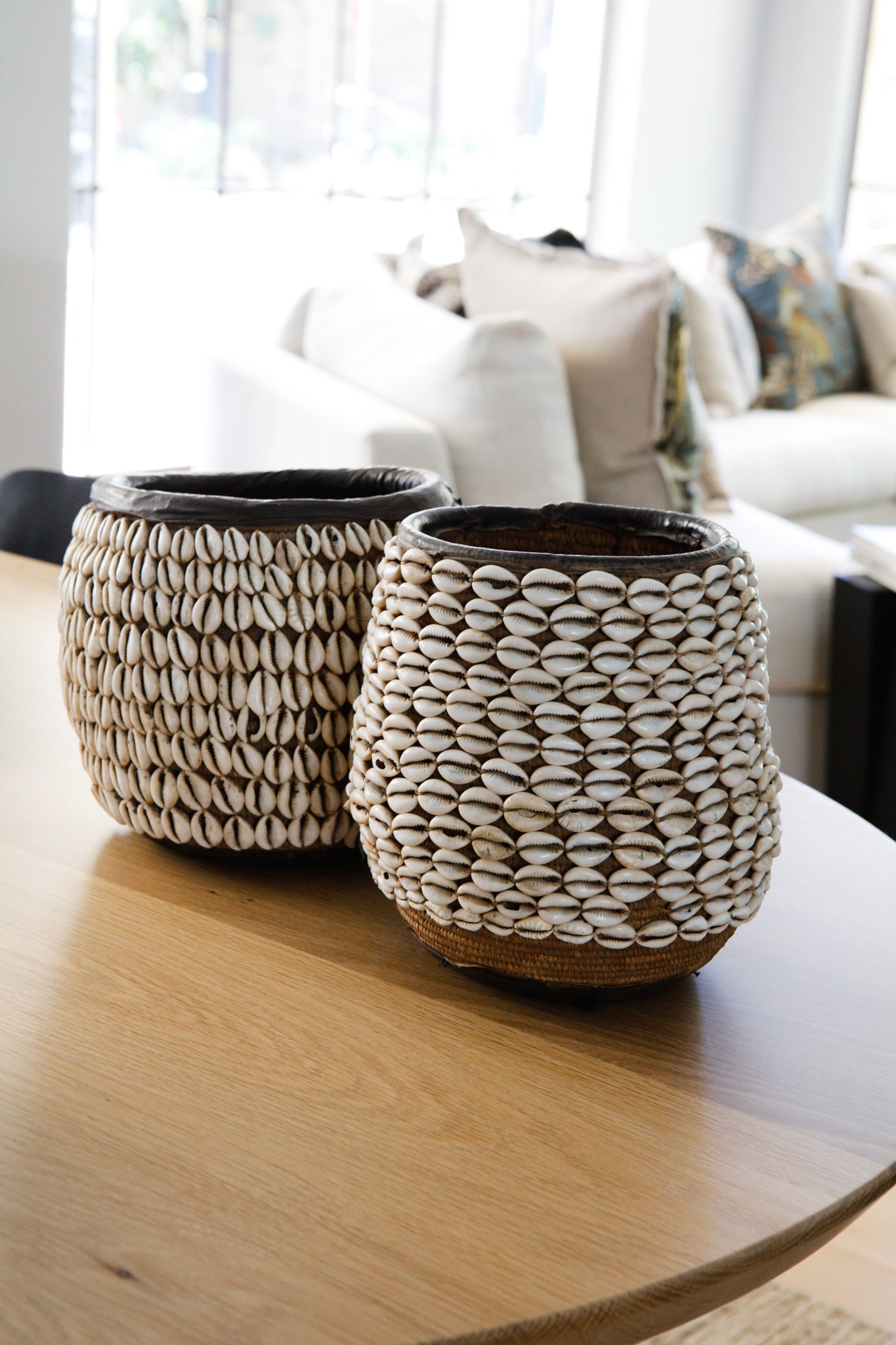 Cowrie Shell Basket