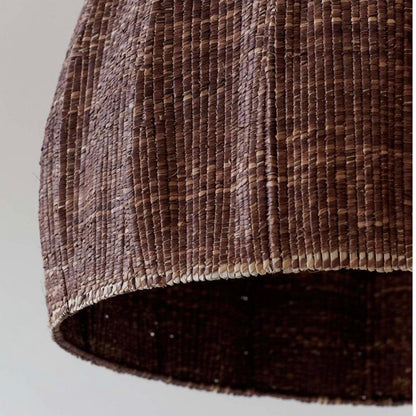 Tonga Woven Pendant Light - Dark Brown