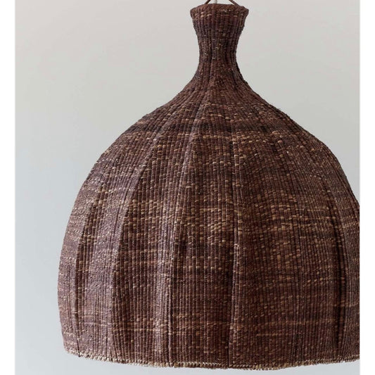 Tonga Woven Pendant Light - Dark Brown