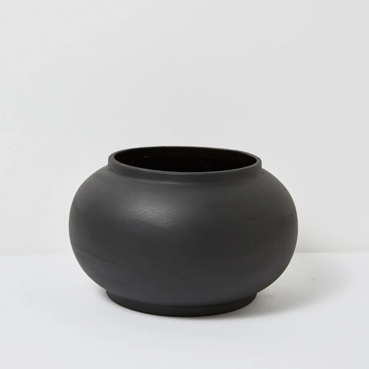 Arena Vase Wide - Black