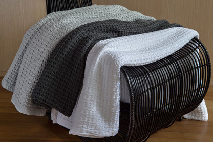 Bemboka Cotton Waffle Blanket - Super King/King