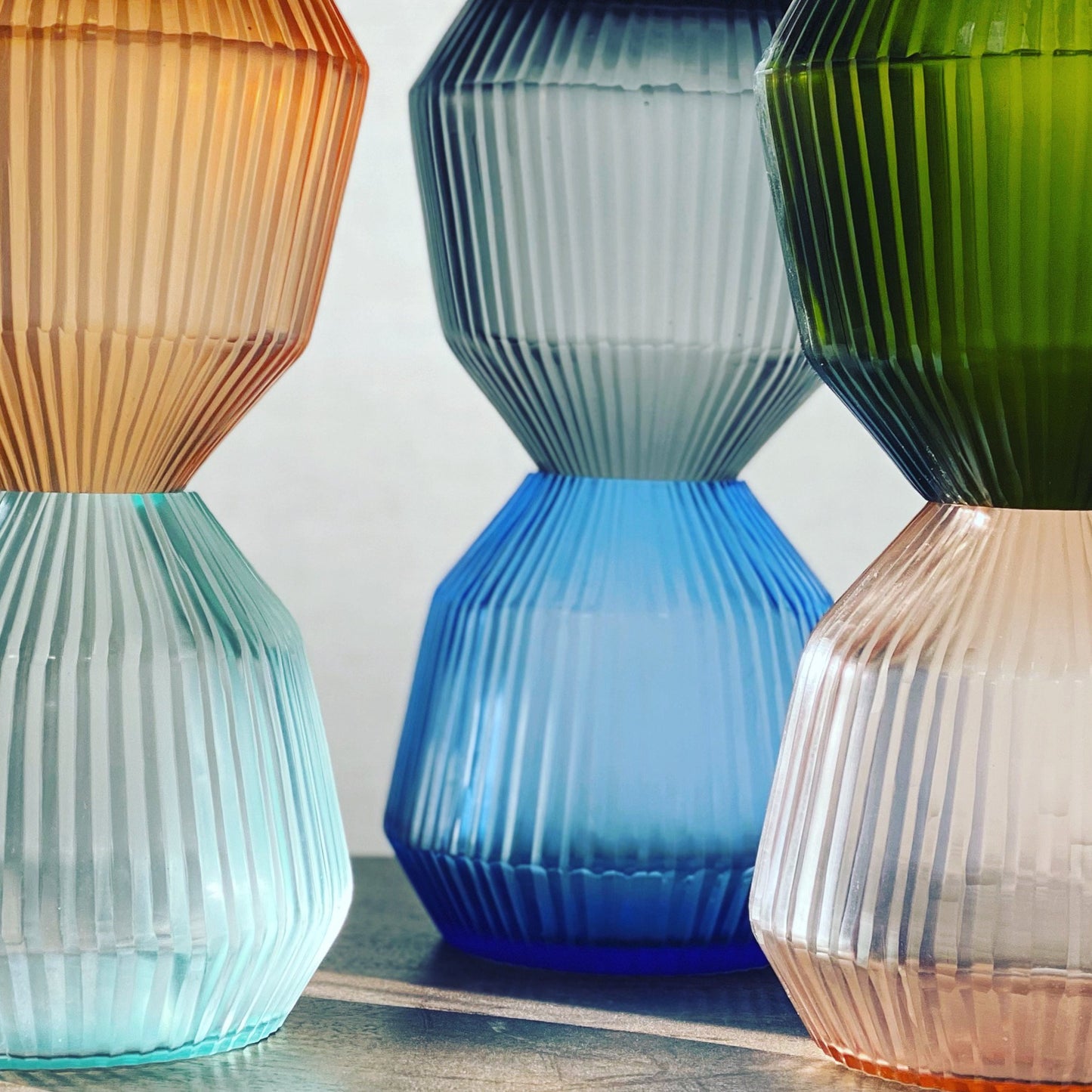 BT Cut Glass Conical Vase - Mini