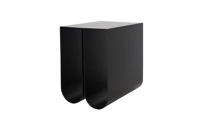 Curved Side Table - Black