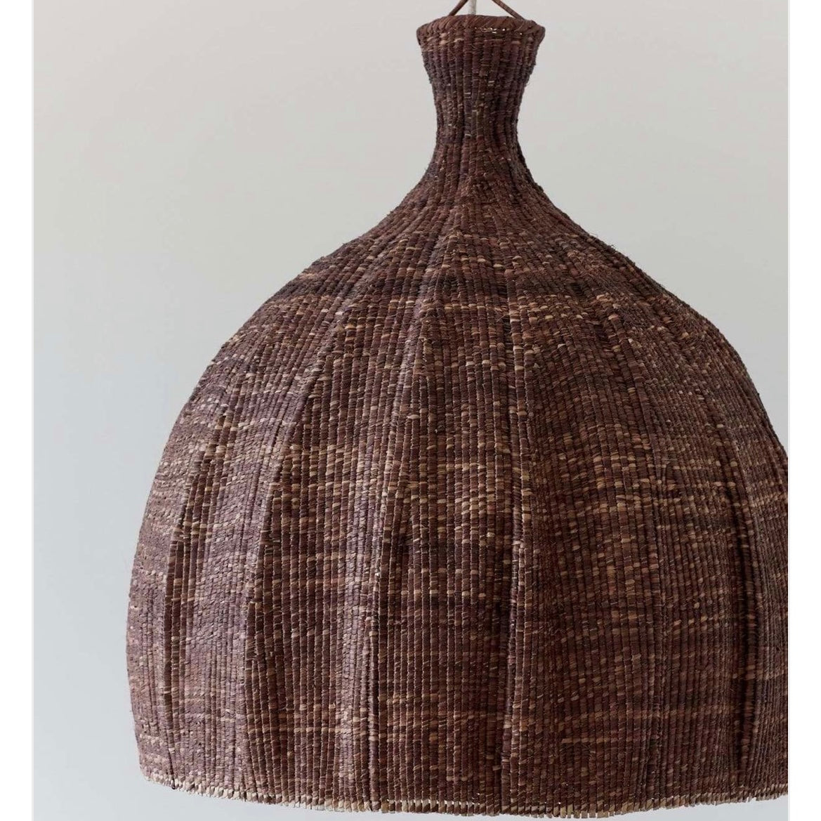 Tonga Woven Pendant Light - Dark Brown