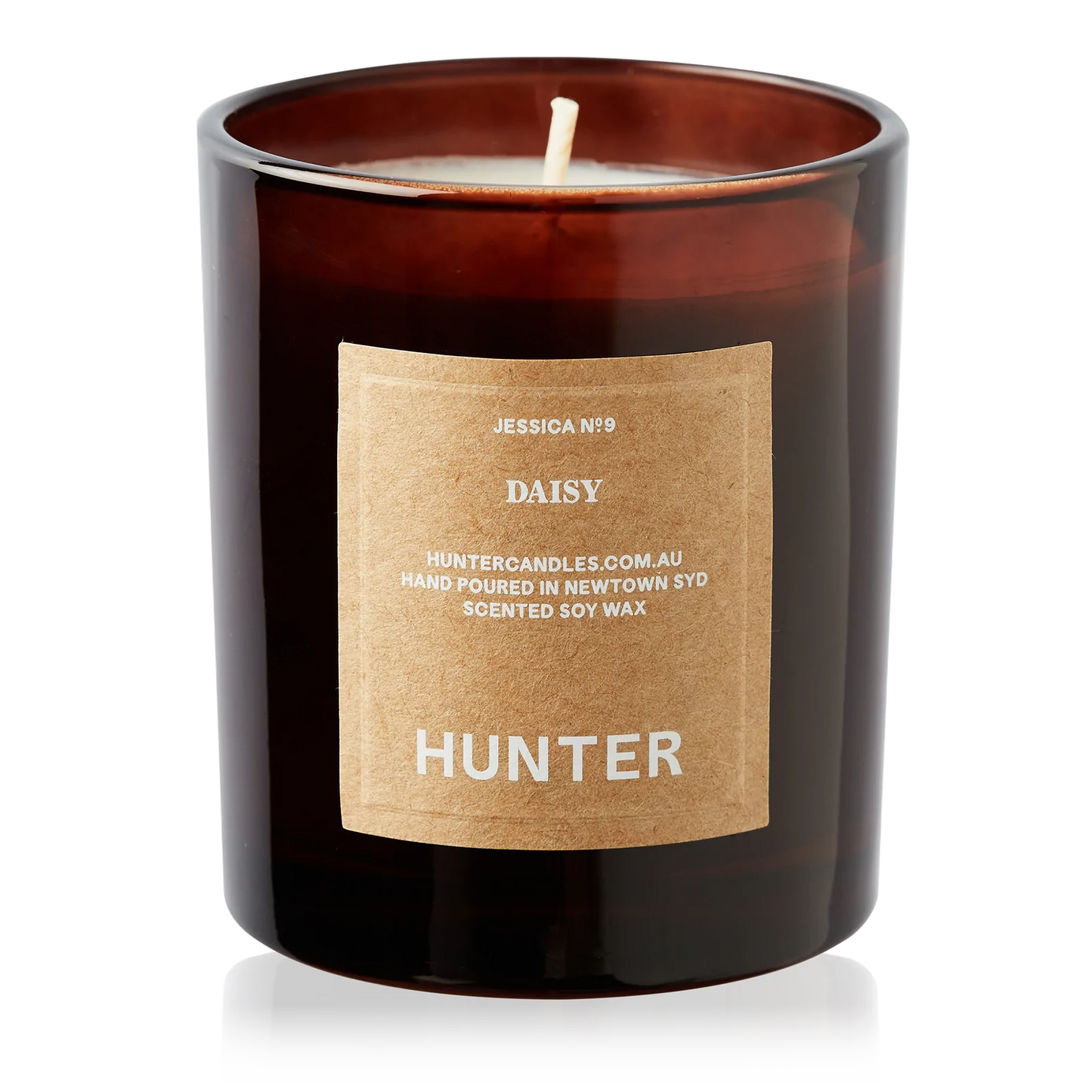 "Daisy" Candle for HK Edit by Hunter Candles.   Florals, + peach nectar. 