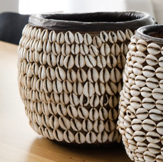 Cowrie Shell Basket