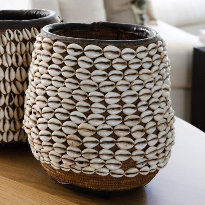 Cowrie Shell Basket