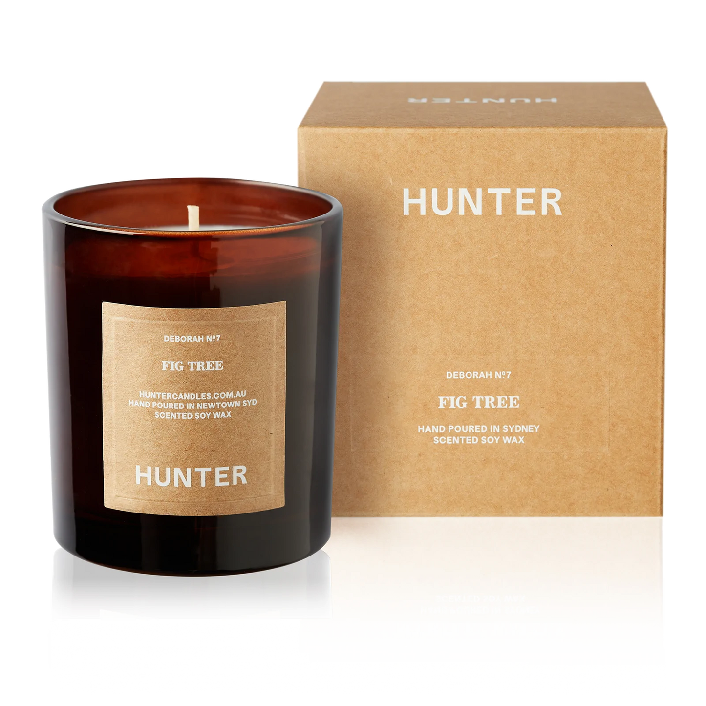 "Fig Tree" Candle for HK Edit by Hunter Candles.  woody + earthy + weighted in scent + touch of floral