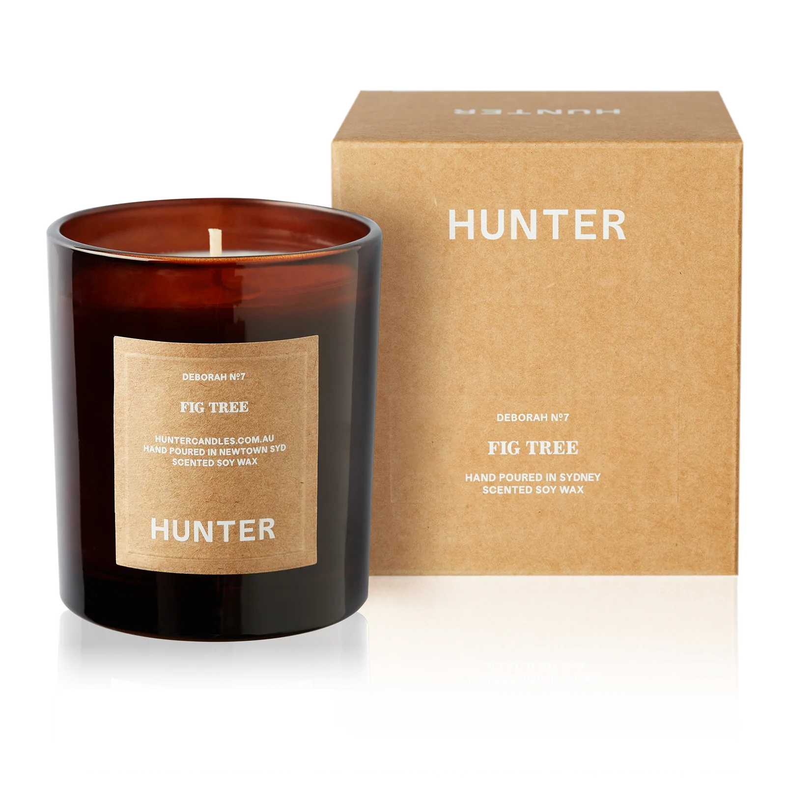 "Fig Tree" Candle for HK Edit by Hunter Candles.  woody + earthy + weighted in scent + touch of floral