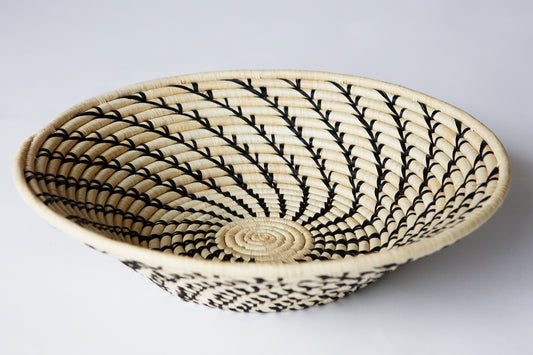 Large Geometric Platter Basket