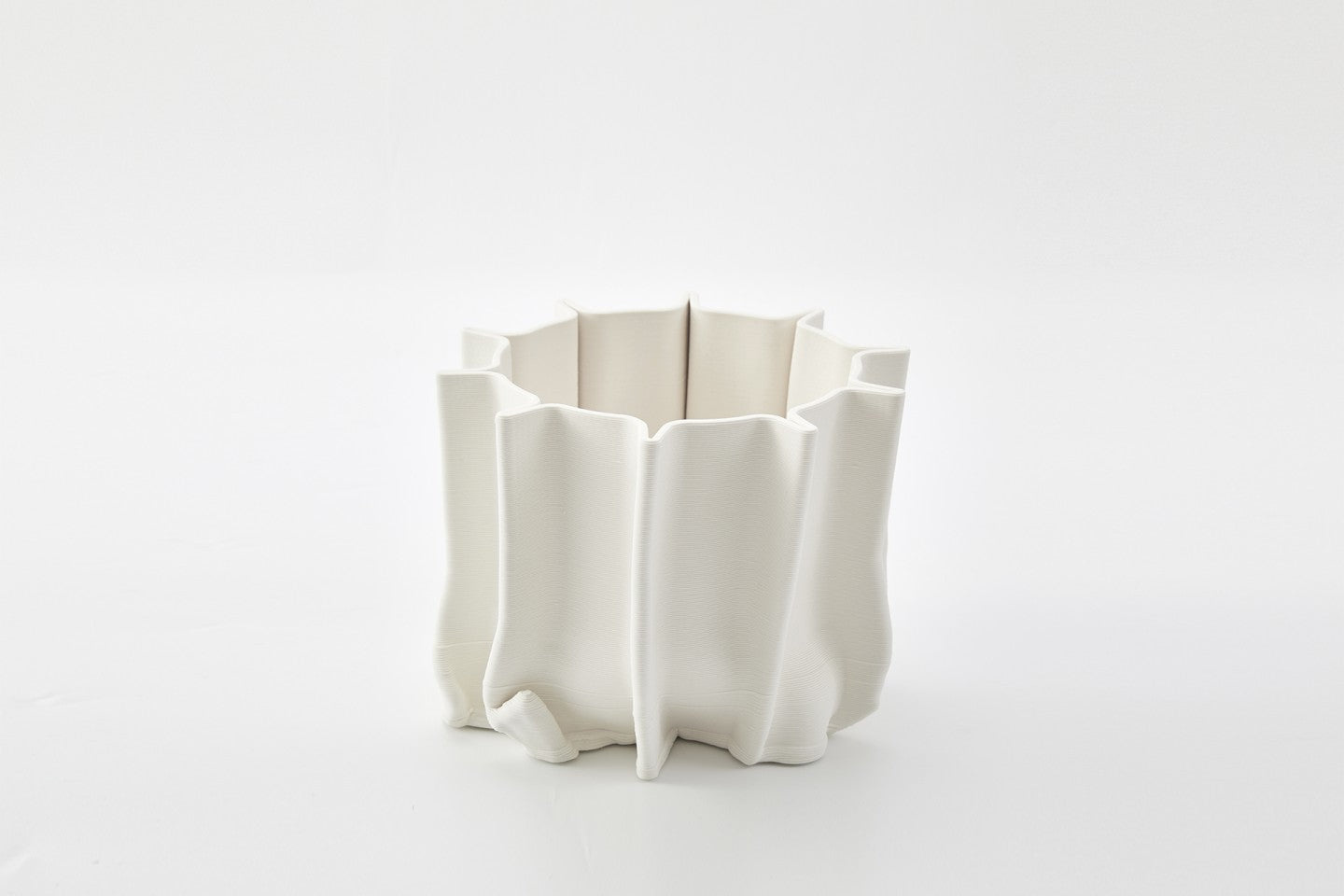 Pinch Vase: Ivory