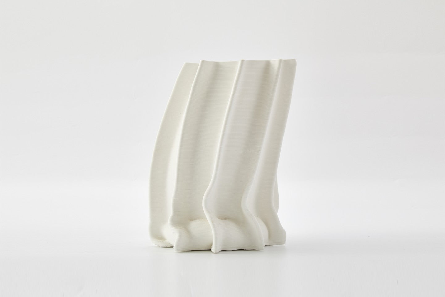 Pinch Vase: Ivory