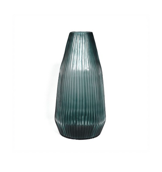 BT Cut Glass Conical Vase - Large