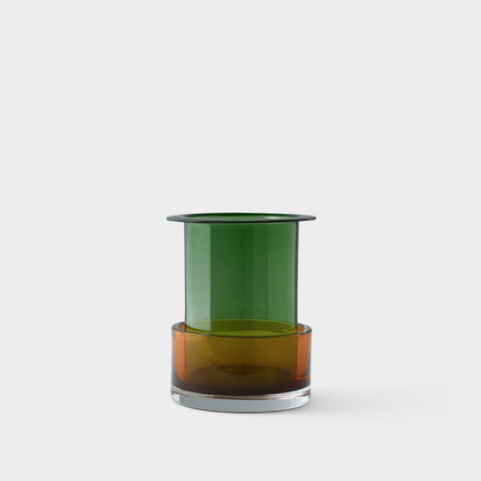 Tricolore Vase SH1 - Malachite & Comaline- IMPERFECT