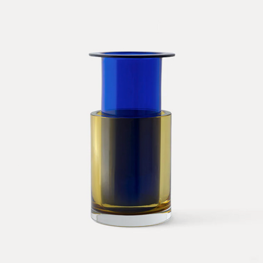 Tricolore Vase SH2 - Amber & Lapis