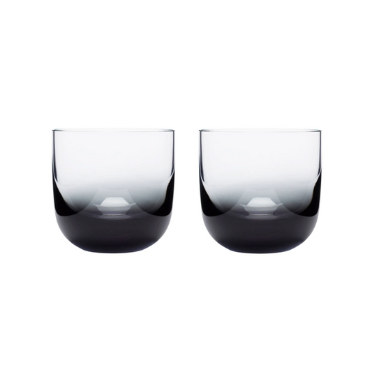 Tom Dixon Tank Whiskey Glasses: Black