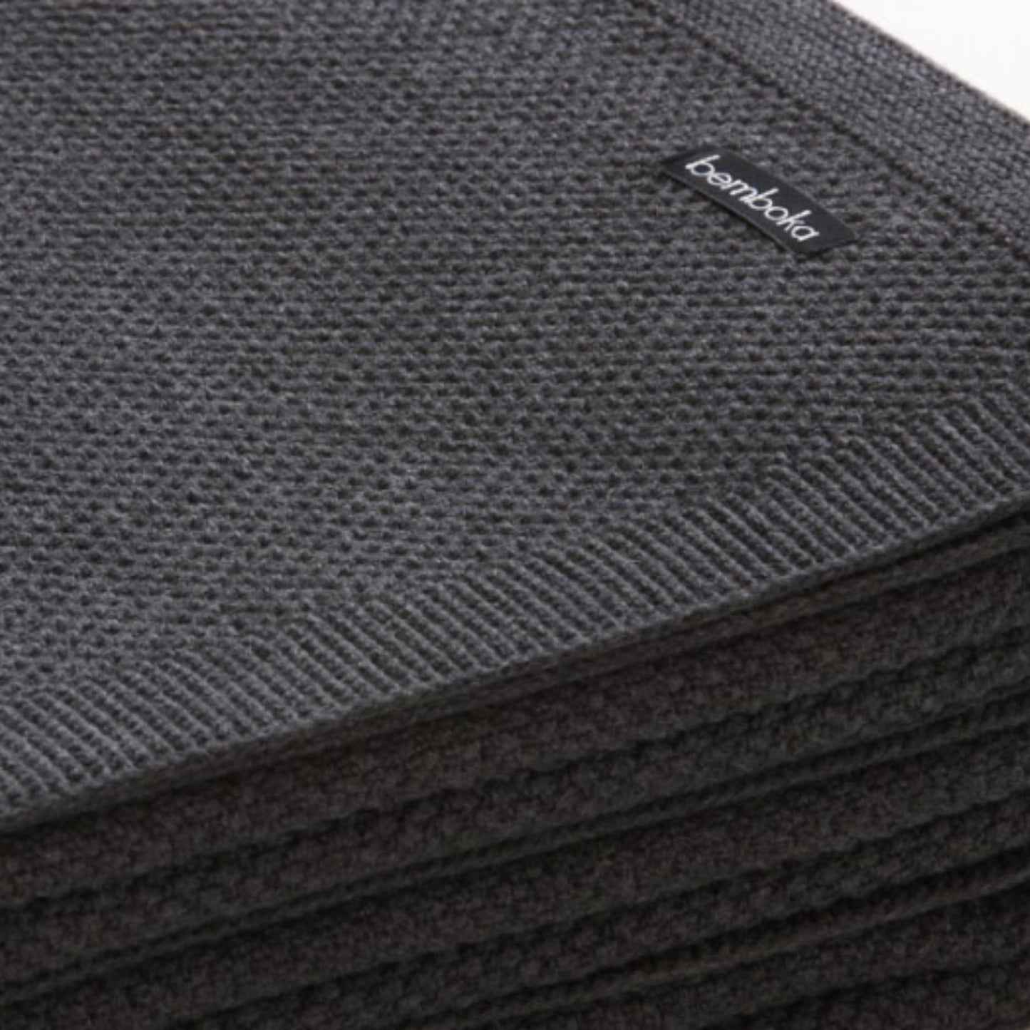 Bemboka Cotton Moss Stitch Blanket:KQ
