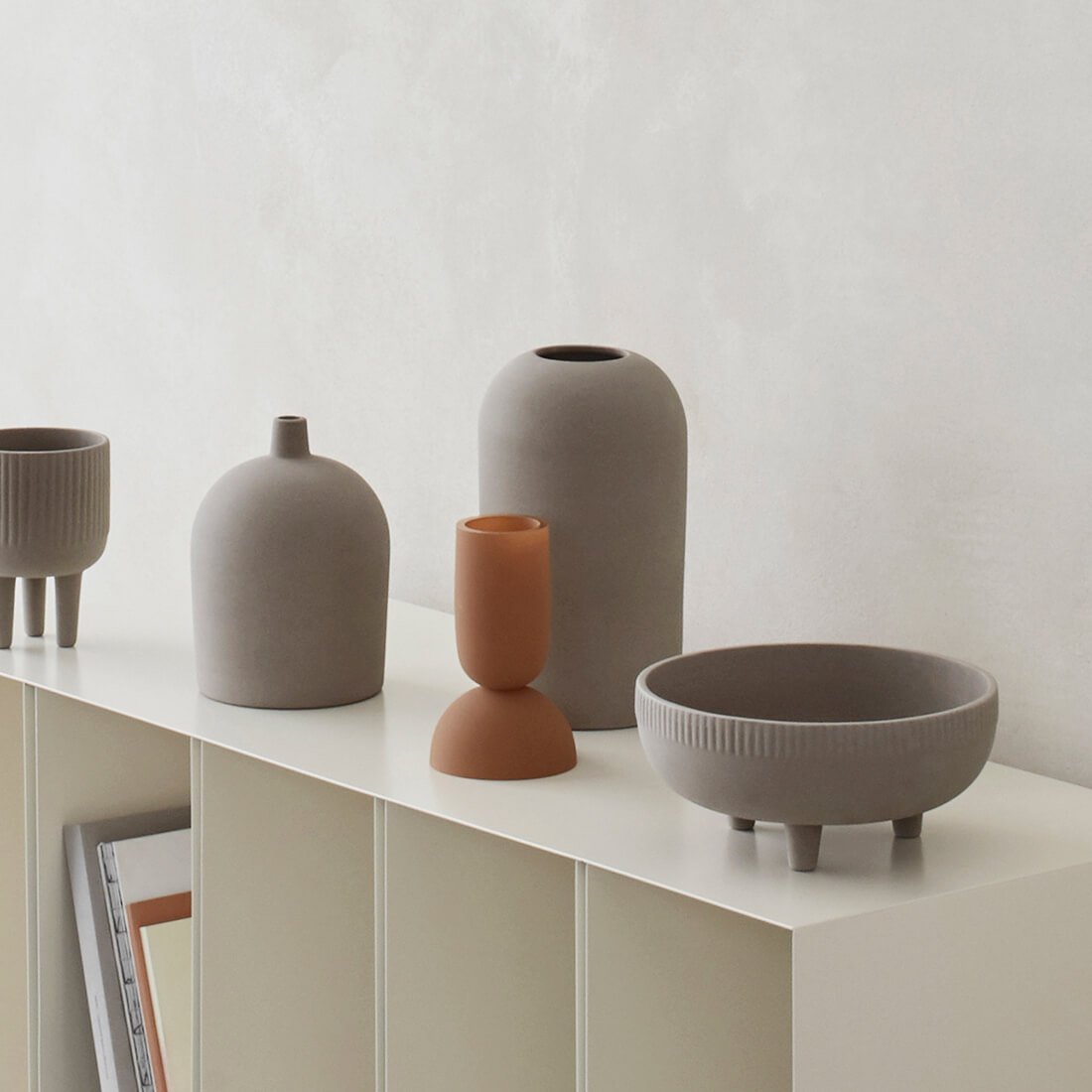 Dual Vase Small: Ochre