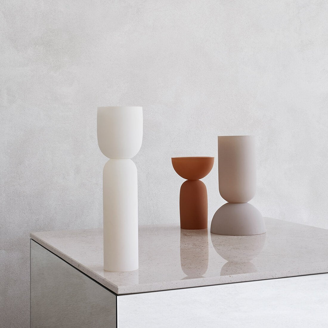 Dual Vase Small: Ochre