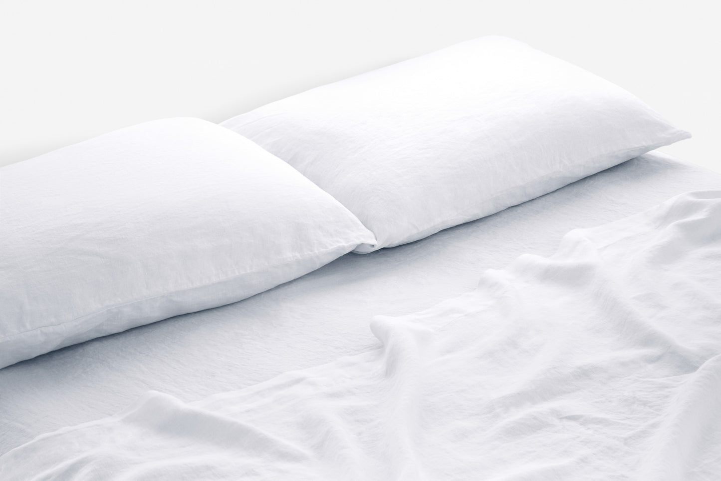 Bemboka Linen Fitted Sheet: White